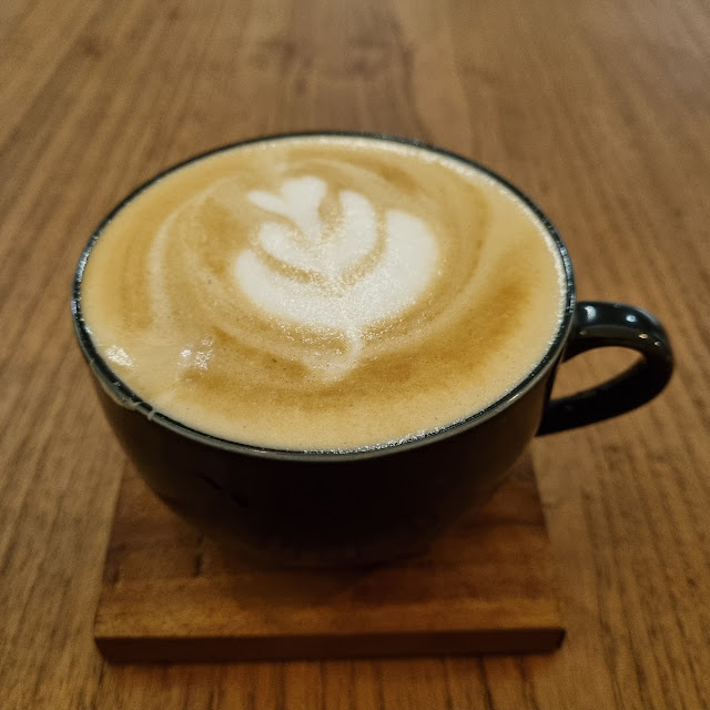 Cold White with Hazelnut Latte