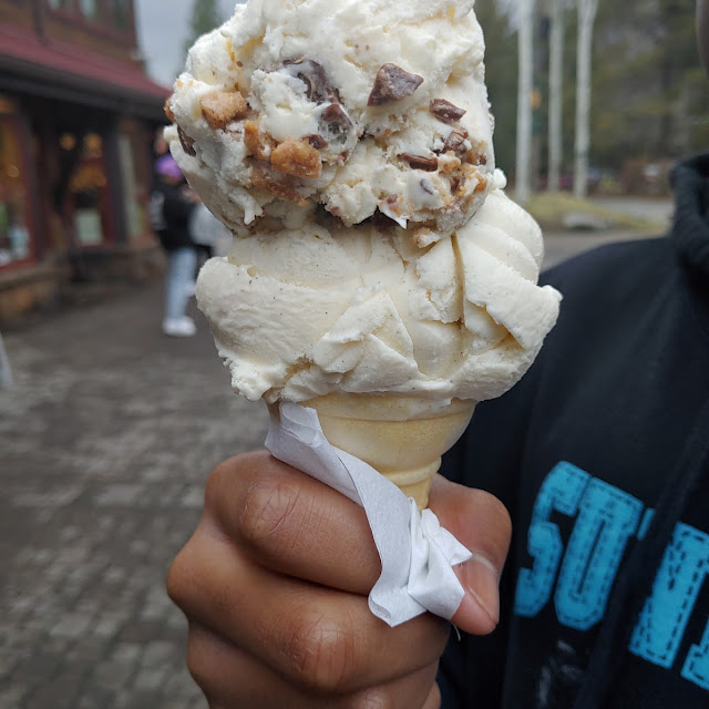 Double Scoop Vanilla and Peanut Butter Cup