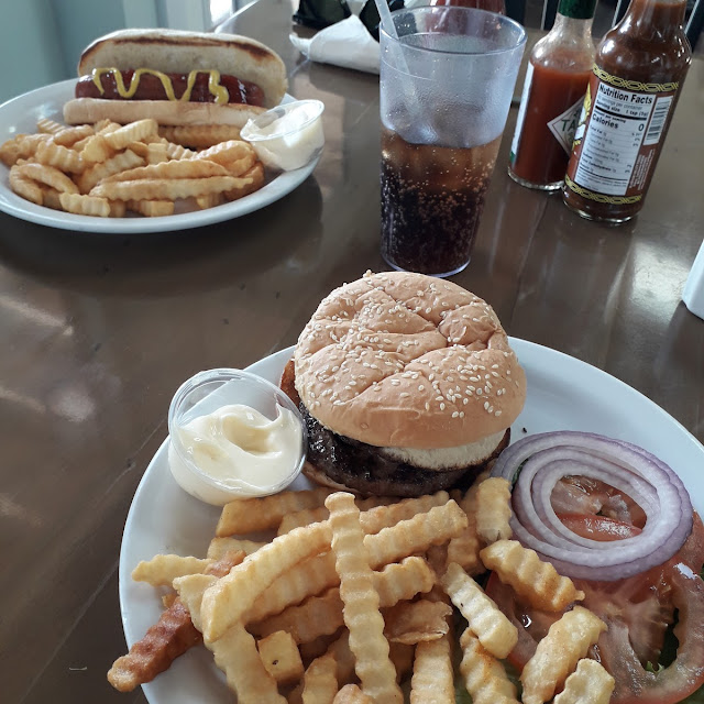 Burguer Fries and Hot Dog