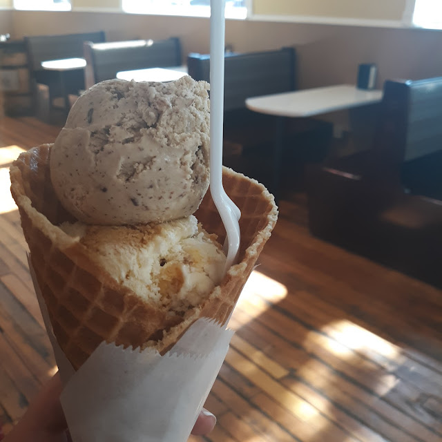 Waffle Cone with Two Scoops