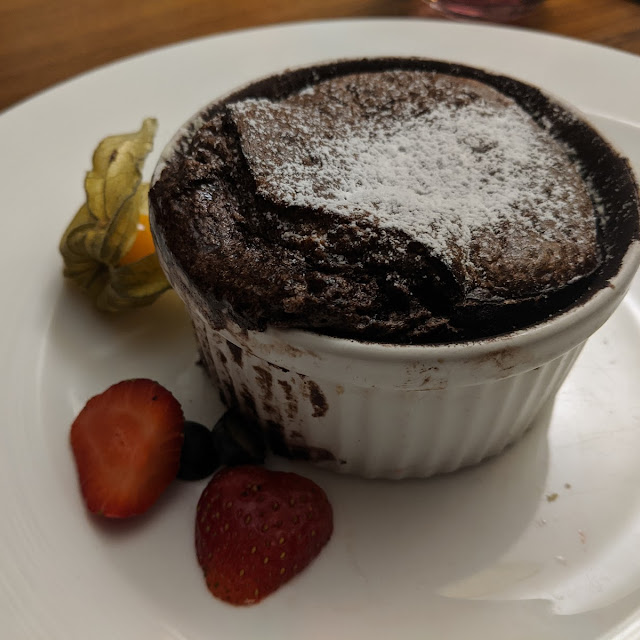 Valrhona Chocolate Souffle With