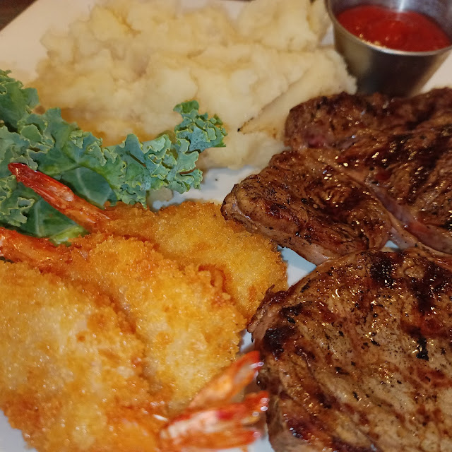 Steak and Shrimp Dinner