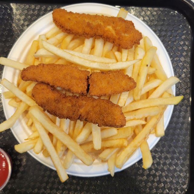 Fried Chicken and Fries