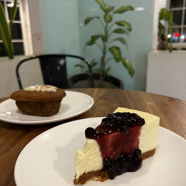 Blueberry Cheesecake Slice