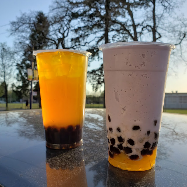 Mango Cheesecake and Ube Macapuno