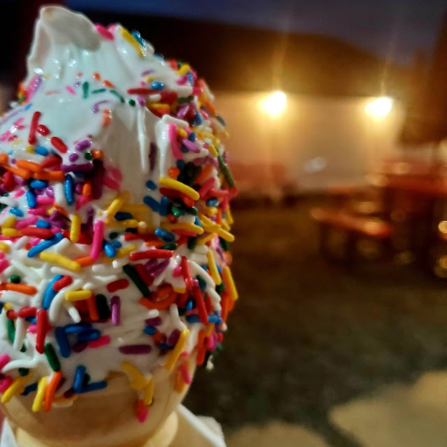 Twist Ice Cream with Sprinkles
