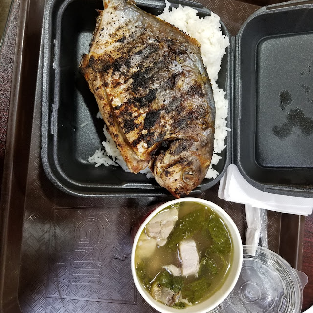 Pompano and Chicken Soup