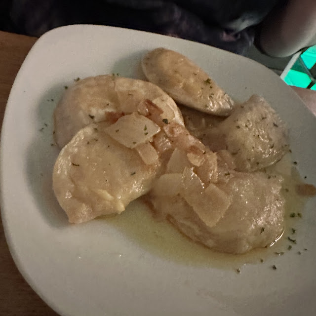 Pierogies and Onions