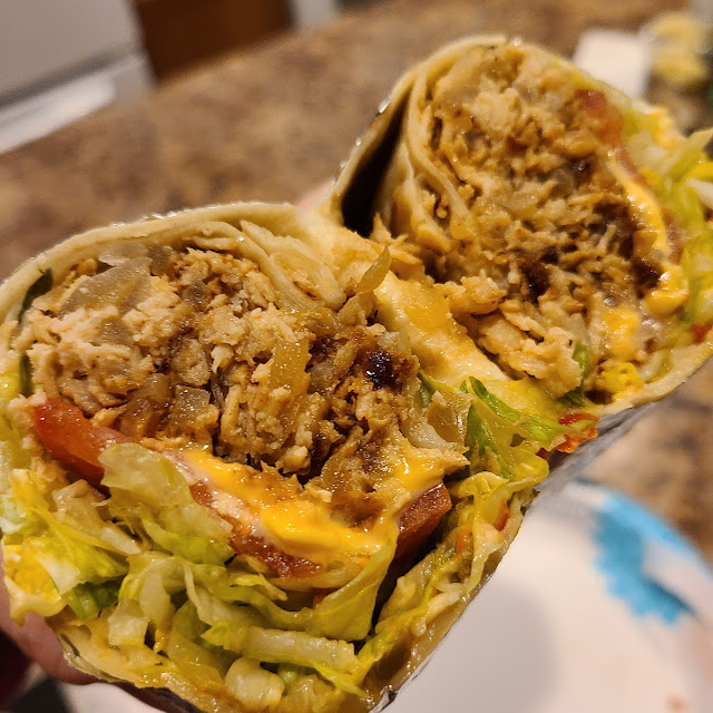 Chicken Cheesesteak Wrap