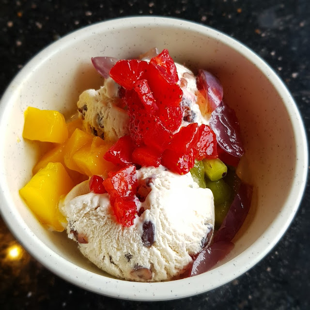 Ice Cream with Fruits