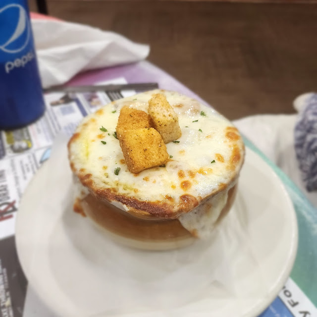Crock of Homemade French Onion Soup