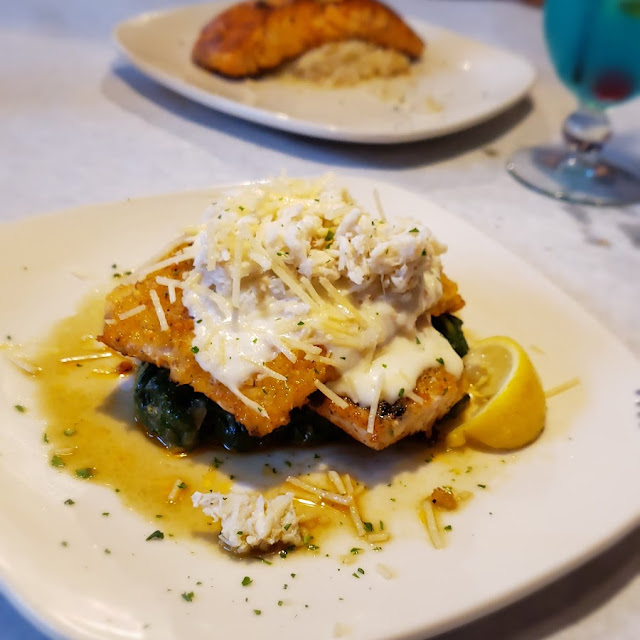 Fried Green Tomatoes & Crab Cakes