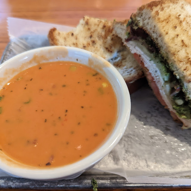 Havarti Melt and Tomato Basil Soup