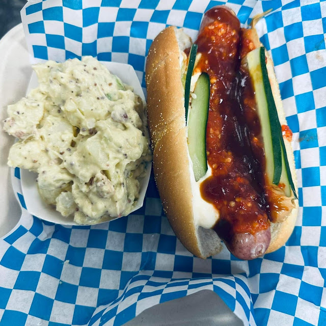 Rad Thai Bratwurst and Potato Salad