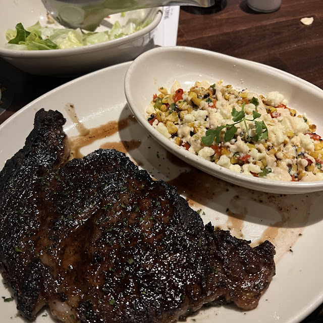 Wagyu Ribeye with Street Corn