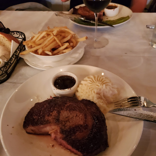 Ribeye and Garlic Mashed Potatoes
