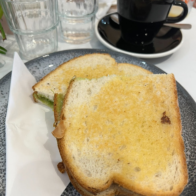 Toastie Smashed Avocado and Feta Cheese