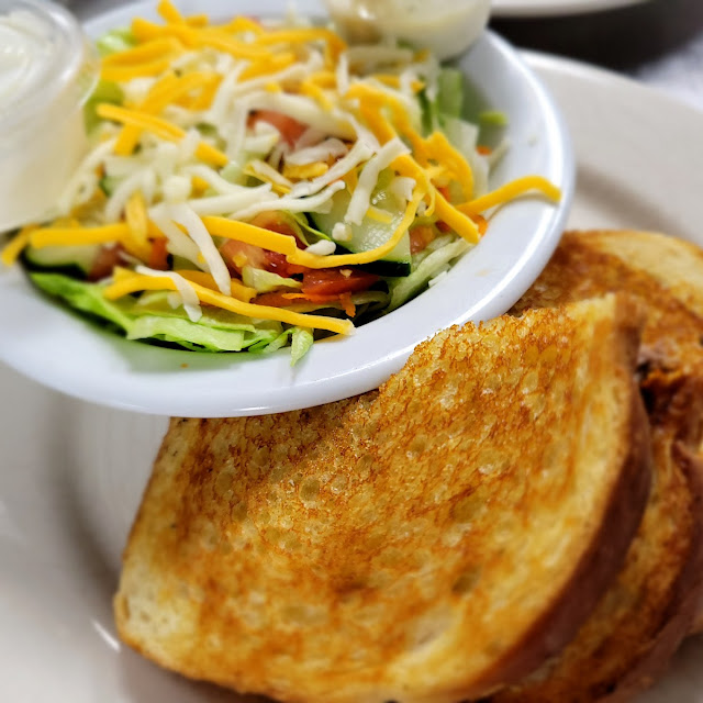 Frisco Melt with Side Salad