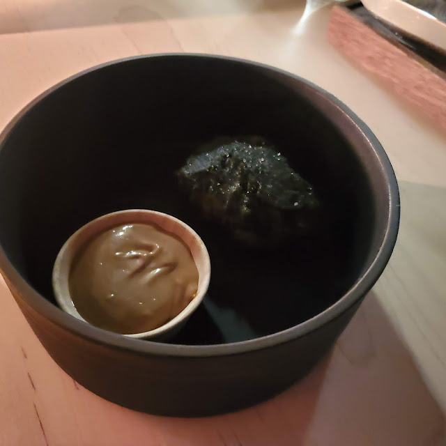 Charcoal Fish Course
