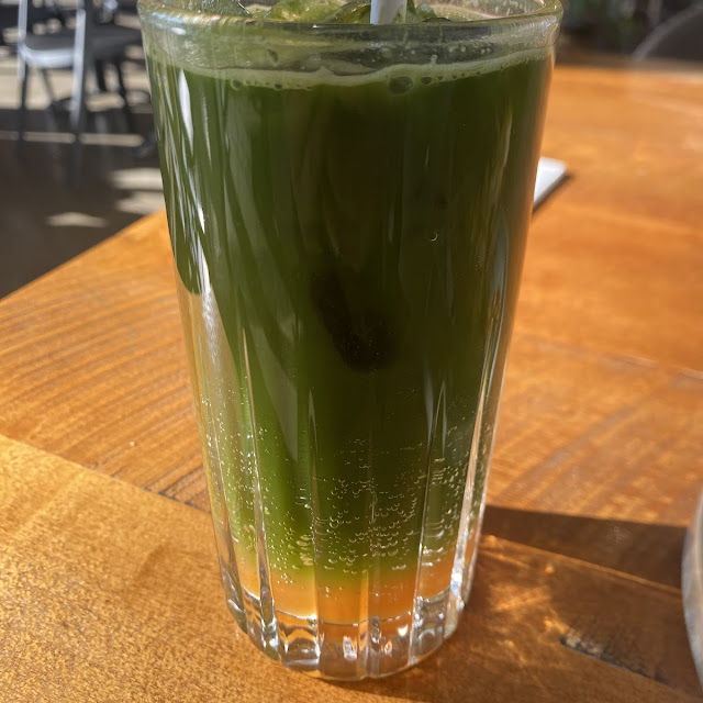 Sparkling Peach Matcha