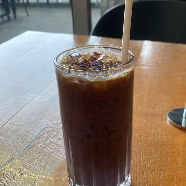 Blueberry Iced Oat Latte