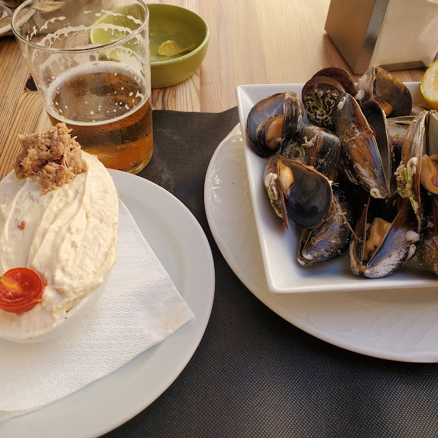 Russian Salad with Mussels