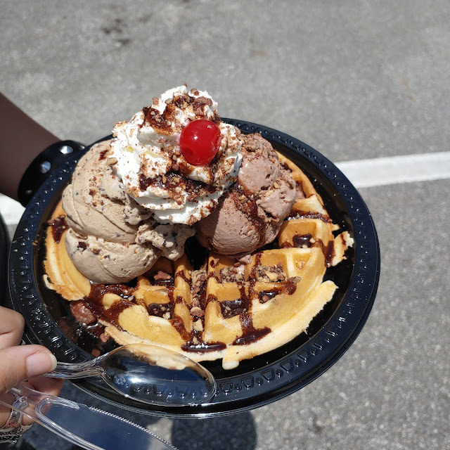 Belgian Waffle Sundae