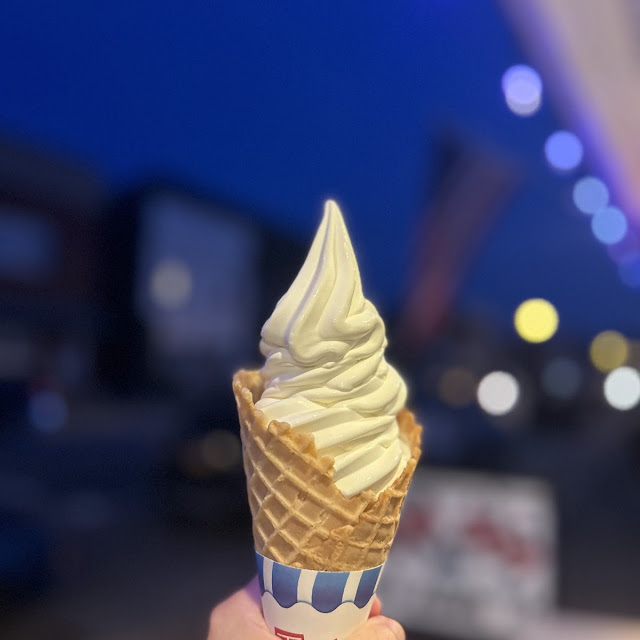 Soft Served Ice Cream Cone