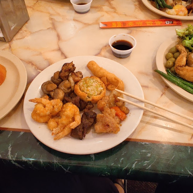 Shrimp Broccoli with Shrimp Fried Rice