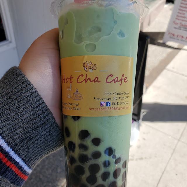 Matcha Vanilla Cheesecake Drink