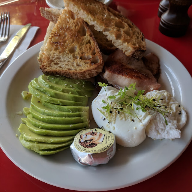 Bacon Eggs Avocado Toast