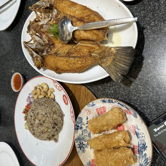 Deep Fried Sea Bass Fish Sauce with Chilli 3 Flavored