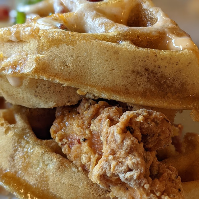 Stacked Chicken & Waffles