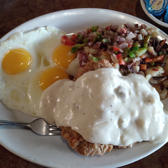 Chicken Fried Steak and Eggs