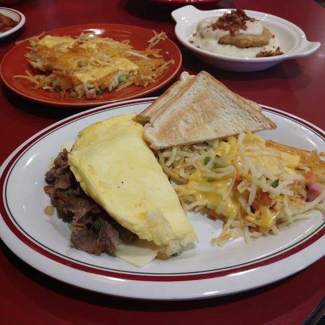 Philly Cheesesteak Omelet