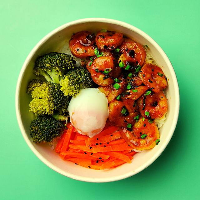 garlic shrimp bowl - กาลิคชริ้มโบลว์
