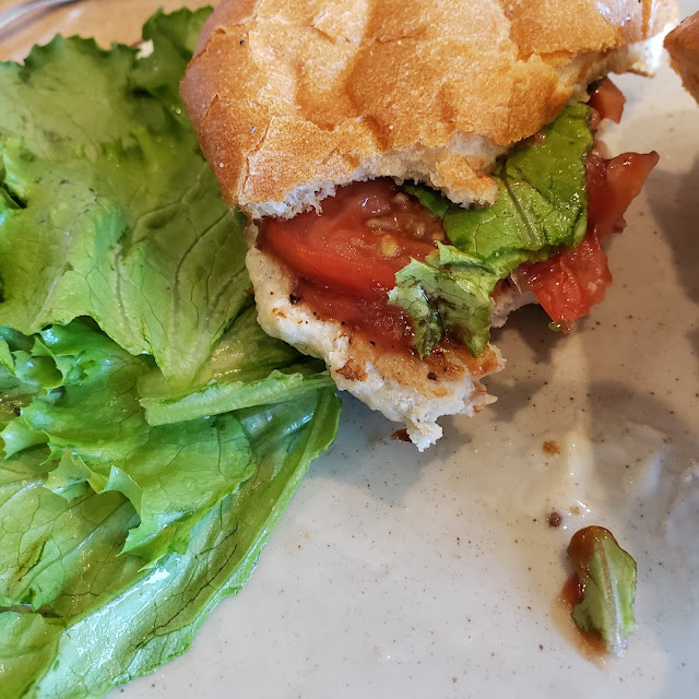 blt with Four Strips of Bacon Sandwich