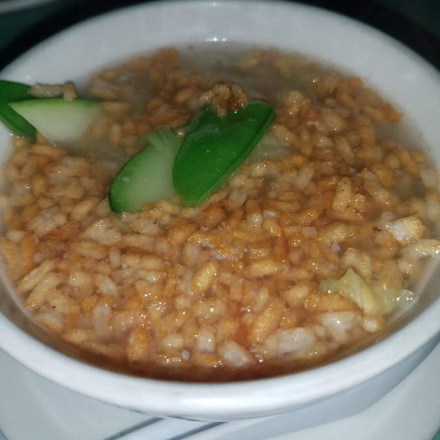 Shrimp & Sizzling Rice Soup