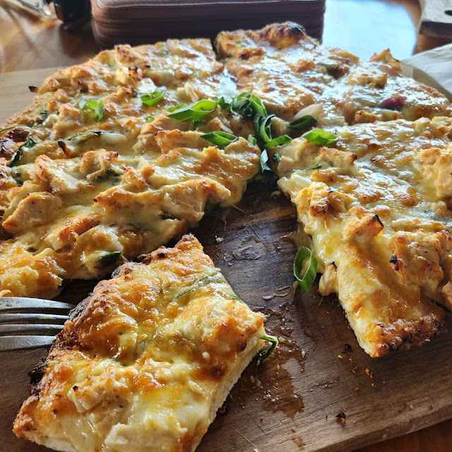 Satay Chicken Pizza