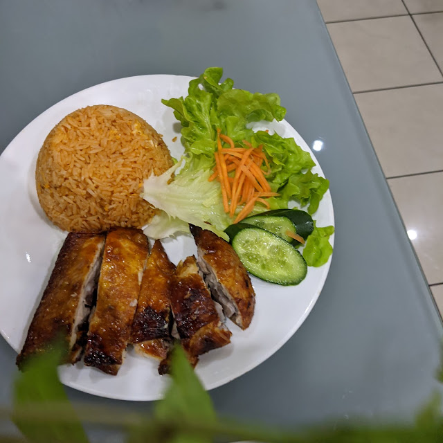Crispy Chicken Tomato Rice