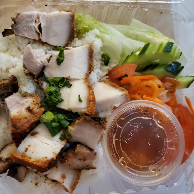 Roasted Pork Rice Com Heo Quay
