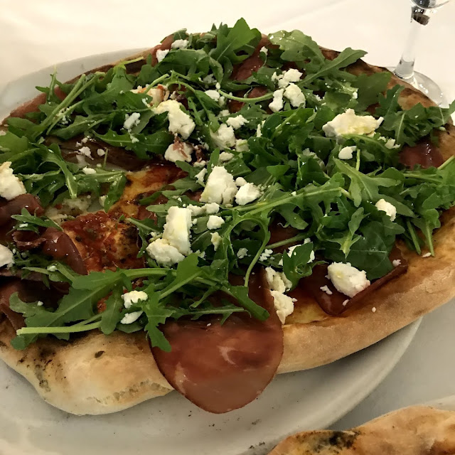 Pizza With Bresaola And Arugula