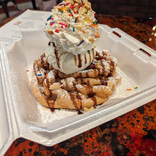 Waffle Ice Cream Sundae