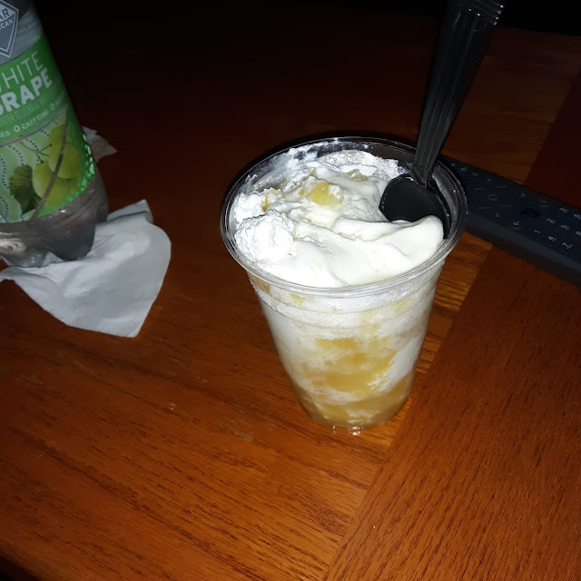 Pineapple Sunday Vanilla Ice Cream