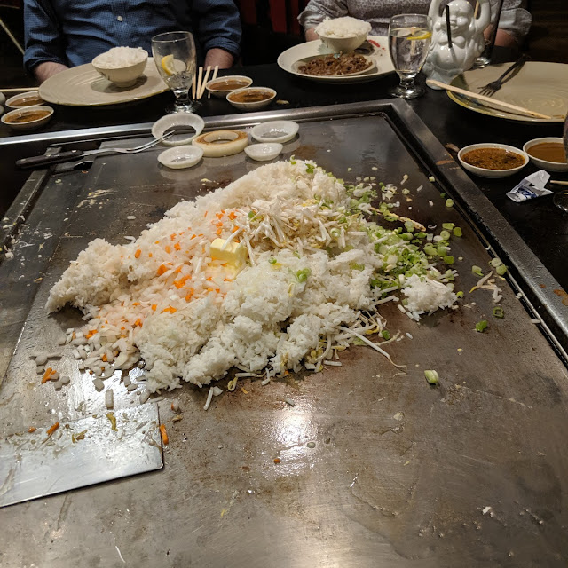 Making Chicken Fried Rice