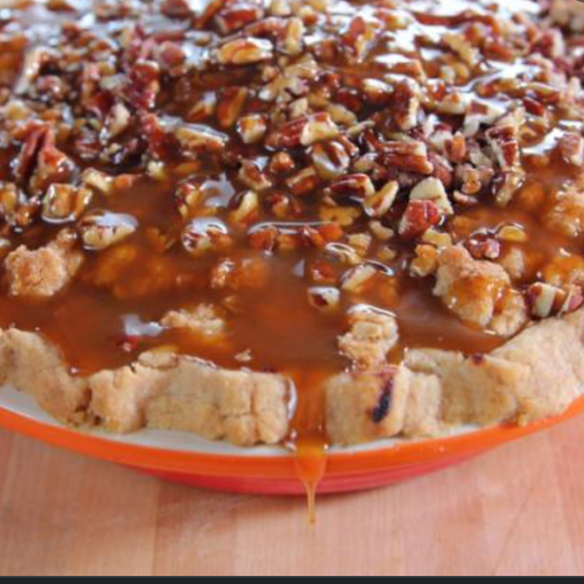 Carmel Apple Walnut Pie
