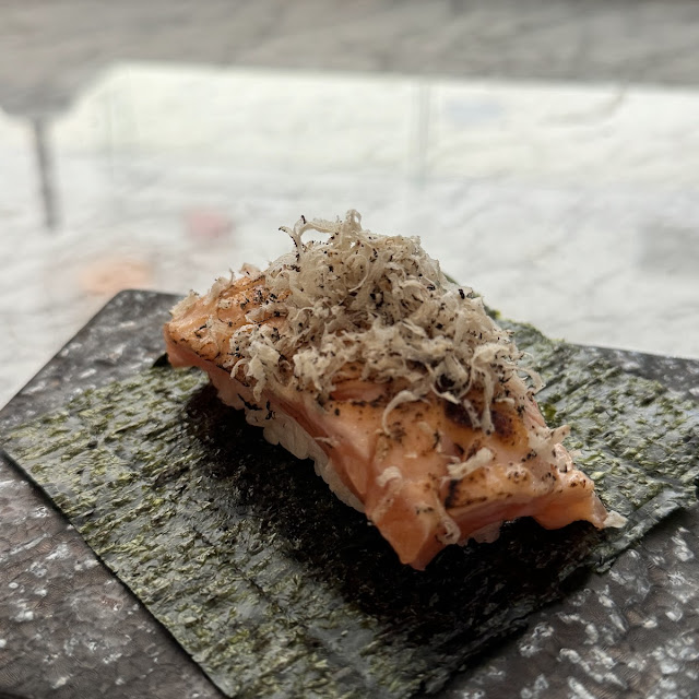 Salmon and Truffle Hand Roll