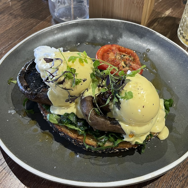 Black Beans w Poached Egg Confit Chilli