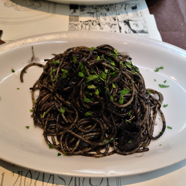Cuttlefish Spaghetti in Black Sauce