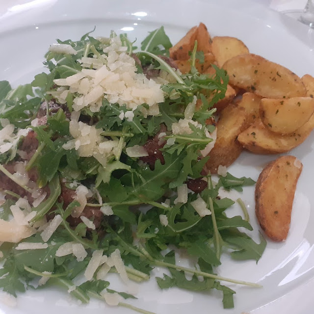 Tagliata Di Carne Con Patate Al Forno